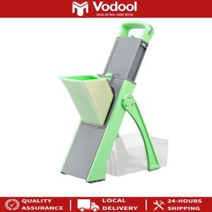 Multifunctional Vegetable Cutter 304 Stainless Steel Lemon Slicing Tool Anti-Slip Adjustable Salad Chopper for Potato Carrot Tomato Cucumber