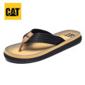 Caterpillar shoes sandals for men mens flip-ps woven strap high-elastic EVA bottom wearing beach slippers. 