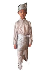 Tanjak Songket Melayu Anak Balong Raja + Rumpak (Kain)