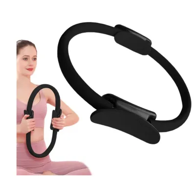 【SHIP IN 12 HOURS 】Fitness Circle Pilates Circle Yoga Circle and Pilates Rings 16 In-ch Yoga Pilates Ring Workouts Exercise Fitness Resist Fitnessmagic circle Pilates circle leg