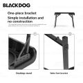 BLACKDOG Black Folding Table & Chair Set Portable Lightweight Foldable Table Chair Camping Aluminum PE Plastic Table Telescopic Chair Set Outdoor Hiking Picnic BBQ Dining Heavy Duty Original Black Dog. 