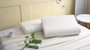 หมอนแข็งป้องกันกระดูกสันหลังส่วนคอช่วยให้แกนหมอนนอนไม่ยุบนอนหมอนเมมโมรี่โฟมรูปทรงหมอนสูงหนาไม่เสียรูป