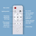 Jiditech Invisible Ceiling Fan Light Luxury Invisible Blade Fan Lamp E27 Interface With Remote Control Fan Lamp. 
