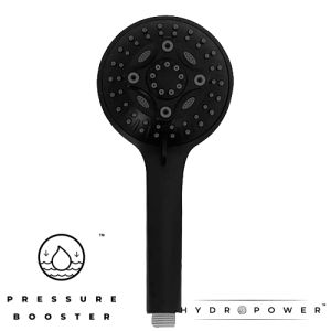 INNOVARE 8 Functions Hydropower Handheld Showerhead with Pressure Booster (Available Titanium Chrome Black)