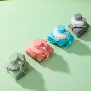 Botol Air Minum Lipat Botol Air Lipat Botol Olahraga Yoga Silikon Portable 600ml 3190