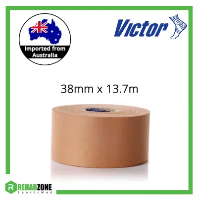 Victor 38mm x 13.7m Professional Rigid Strapping Sports Tape (Single Roll)