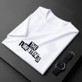 [Buy 1 Get 1 Free] Printed T-shirt in black and white, simple and versatile shirt for men and women. 