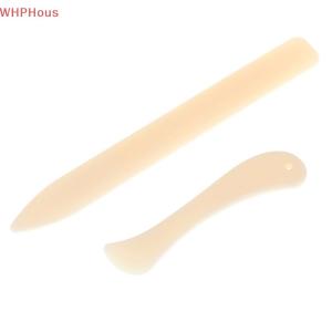 WHPHous 2Pcs Bone Folder Craft Tools Leather Scoring Folding Creasing Paper Accessory
