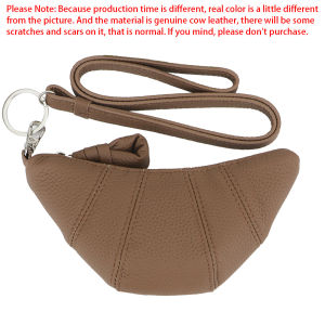 Smart King Genuine Leather Coin Purse Hanging Neck Style Change Pouch Minimalist Storage Bag for Daily Use 1758