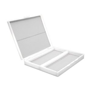 100Pcs Biological Microscope Slide Storage Box ABS Material Portable Case For Lab Bio Slices Keeping
