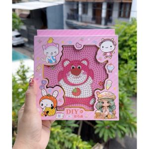 Sticker DIY Diamond Painting/ Mainan Edukasi Tempel Manik Motif Kartun Lucu