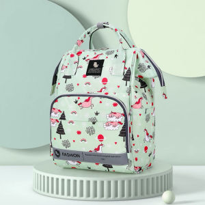 TAS BAYI 6028 - RANSEL BAYI “LAMOGRAFY” Tas Perlengkapan Travel Bayi Tas Diaper Baby Bag Tas Bayi Multifungsi Diaper Bag - F