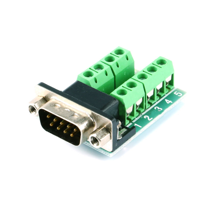 Male RS232 Transfer terminal Serial port transfer terminal DB9 Transfer