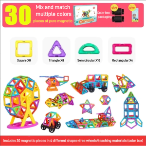 [SG Seller] Childrens magnetic blocks magnet toys magnetic iron boys and girls puzzle assembly