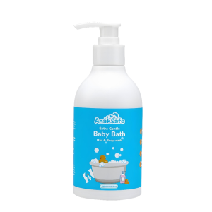 Anaksafe Baby Bath Gel 300ml Hair & Body Wash Extra Gentle Care for All Skins Types