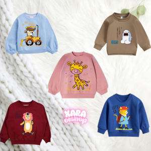 Atasan Anak Laki Perempuan usia 1 sampai 5 tahun 5pcs Random Kualitas Premium Harga murah