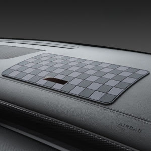 MLADEN Car Non-Slip Mat Center Console Decoration Supplies Car Interior Supplies Durable Non-slip Grid Design Car Accessories