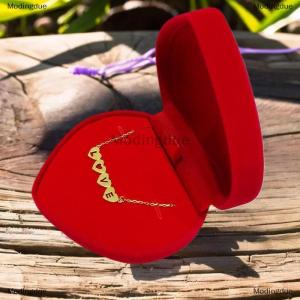 [COD] Modingdue Velvet Heart Jewelry Box Soft Red Ring Necklace Packaging Case Elegant Love Gift Display Storage Organizer Romantic Proposal