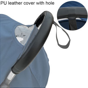 Baby Stroller Accessories leather Case Cover and Armrest Bumper Bar Handrail Handle for Babyzenes Yoyo Yoya Pram