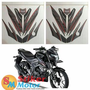 new Gsx stiker motor suzuki 150 2018 bandit hitam