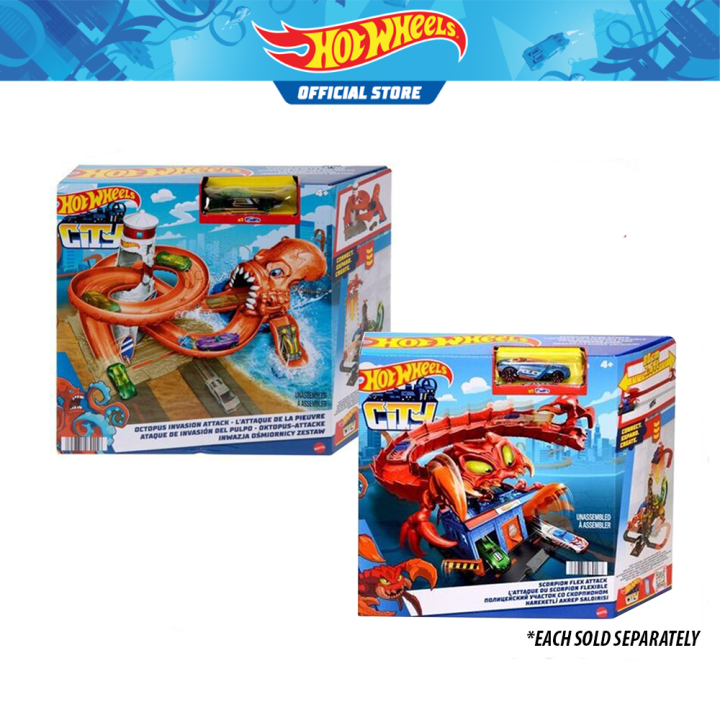 Hot Wheels City Nemesis Scorpion Flex Attack or Octopus Attack