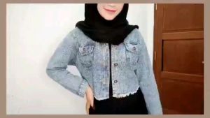 Jaket Jeans Crop Wanita Korea Style 2022