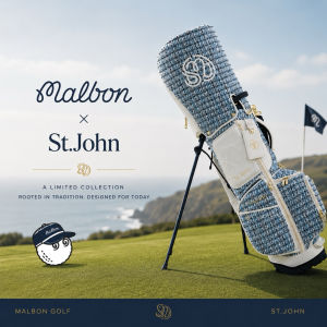 [Malbon x St. John] Túi Gậy Golf Chân Chống Cao Cấp – Túi Golf Stand Bag Phiên Bản Giới Hạn