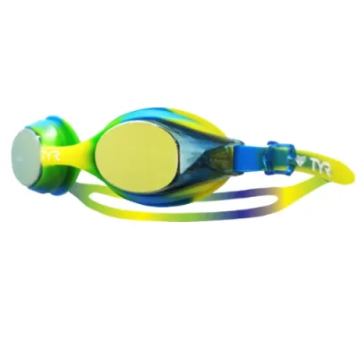 TYR Kids Comet Tie Dye Mirrored Goggles for Swimming