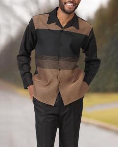 Travel suit 2026 fashion spring and summer mens casual long-sleeved + trousers suit double color printing mens streetwear