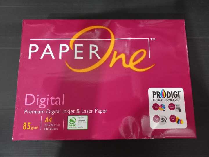 Kertas A4 85 gsm Paper One / Kertas A4 21,0 X 29,7 85 gsm / Kertas