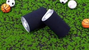 เทปพันสนามฟุตบอล Jenaai 2 ม้วน ยาว 33 ฟุต กว้างพิเศษ กันน้ำ สำหรับกีฬา ฟุตบอล ป้องกันการเผาไหม้ (สีดำ)