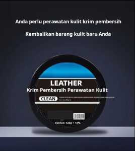TERLARIS !! LEATHER BALM Perawatan Interior Mobil / Pembersih Bahan Kulit / Krim Pembersih Serbaguna Semir Sepatu jaket sofa 120g Perawatan kulit
