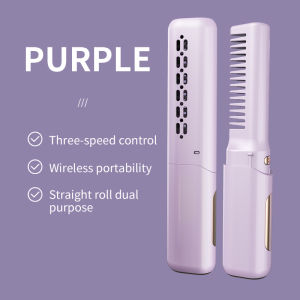 Wireless Hair Styler Comb with Anti-Scald Technology and Detangling Function Single Pack