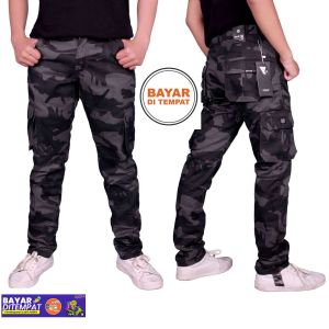 TERBARU CELANA PANJANG JOGER LORENG CELANA JOGER LORENG ABU-ABU PRIA TERBARU BAHAN CANVAS TWILL BAYAR DITEMPAT C.O.D