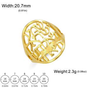SKYRIM Charm Elegant Ring Golden Sunflower Hollow Design Fashion Jewelry Ring for Women