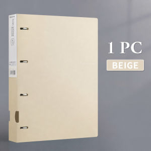 【DAILY ESSENTIAL】 A4 4-Ring Loose-Leaf Binder / Office Document & Exam Paper Organizer