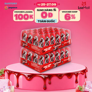 Combo 2 Thùng 24 Lon Nước Tăng Lực Sting Dâu (320ml/lon)
