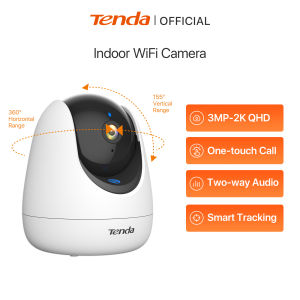 Tenda RP3 Pro 3MP Pan & Tilt Wireless WiFi Indoor Home Security Surveillance IP Camera / CCTV