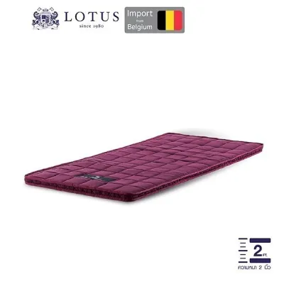 LOTUS ที่นอนยางพาราแท้ปลอดภัยต่อสุขภาพ ปราศจากสารเคมี สัมผัสนุ่มแน่น ลดอาการปวดหลัง นำเข้าจาก Belgium ส่งฟรี