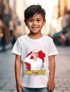 Kaos Anak Laki-laki Motif Bapa Aing Dirgahayu Republik Indonesia Usia 1-12 Tahun - Bahan Katun Nyaman