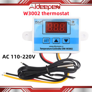 Original Aideepen digital temperature controller 220v XH-W3001 thermostat temperature controller switch 220V Thermoregulator Aquarium Incubator Temp Regulator W3001 incubator thermostat