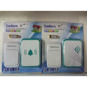 MaxOnvo Wireless Doorbell Keamanan Rumah Portabel Warna-Warni