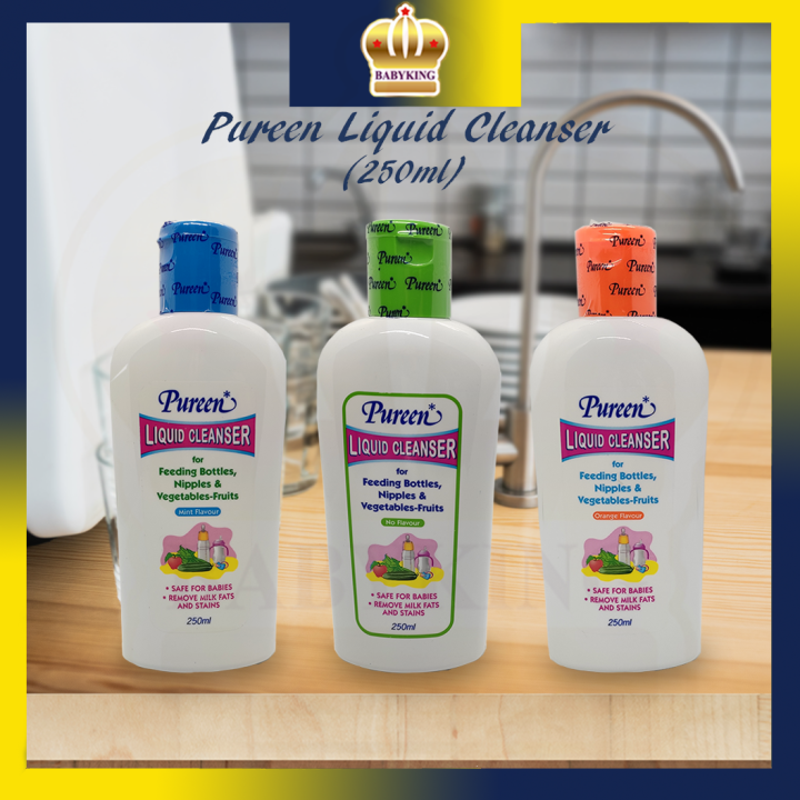 Original Pureen Liquid Cleanser Bottle Wash Mint No Flavour