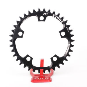 Stone Aluminum Single Chainring BCD 110mm 34T 36T 38T 40T 42T 48T 58T 60T Circle Chain Ring 5 Arms for MTB Road Folding Bike Narrow Wide Teeth Chainwheel Parts