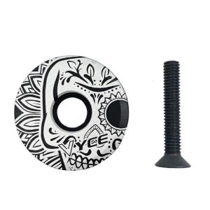 Headset Top Cap with Bolts Mountain Bike Stem Top Cap Cover Aluminum Alloy Road Bikes Parts Supplies Durable