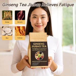 Ginseng And Polygonatum Nine Treasure Herbal Tea For Energy And Vitality