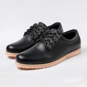 ZEUS BLACK - Sepatu Pantofel Pria Formal Kerja Kantor Loafers Resmi Cowok Naz x Sneakers Pedia