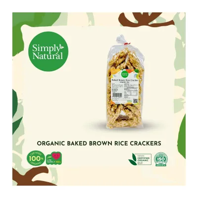 Simply Natural Baked Brown Rice Crackers