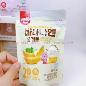 Date 10-12/2025 Sữa chua khô Bebedang Hàn Quốc cho bé ăn dặm từ 8 tháng vị dâu chuốitáo việt quất