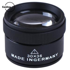 💖【Special price】💖Cjing ขนาด30x36มม.jeweler Optics loupes แว่นขยายเลนส์แบบห่วงกล้องจุลทรรศน์